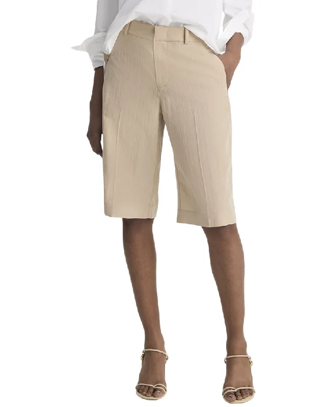 Avant-Garde Style Promotions Vince Mid Rise Textured Wool-Blend Tailored Short